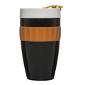 To Go Mug - Black, White, Orange